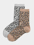 Marks & Spencer "2pk Cotton Blend Animal Crew Socks"